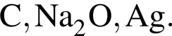 \ChemFormC, Na_2O, Ag.