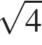 корень из 4
