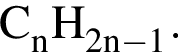 \ChemFormC_nH_2n минус 1.