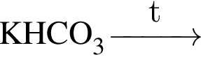 \ChemFormKHCO_3 \reactrarrow0pt1 cmt