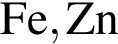\ChemFormFe, Zn