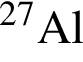 \ChemForm в сте­пе­ни левая круг­лая скоб­ка 27 пра­вая круг­лая скоб­ка Al