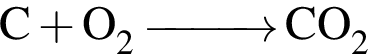 \ChemFormC плюс O_2 \reactrarrow0pt1 cm CO_2