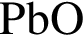 \ChemFormPbO