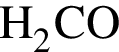 \ChemFormH_2CO