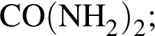 \ChemFormCO левая круг­лая скоб­ка NH_2 пра­вая круг­лая скоб­ка _2;