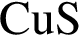 \ChemForm CuS 