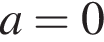 a = 0