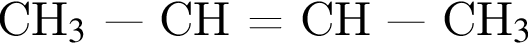 СН_3$ минус минус минус СН = СН минус минус минус СН_3