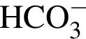 \ChemFormHCO_3 в сте­пе­ни м инус 