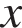 x