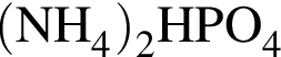\ChemForm левая круг­лая скоб­ка NH_4 пра­вая круг­лая скоб­ка _2HPO_4