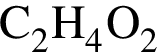 \ChemFormC_2H_4O_2