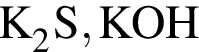 \ChemFormK_2S, KOH