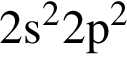 \ChemForm2s в квад­ра­те 2p в квад­ра­те 