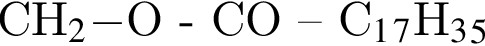 СН_2 минус $О минус СО – С_1_7$Н_3_5