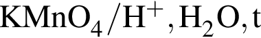 \ChemFormKMnO_4/H в сте­пе­ни левая круг­лая скоб­ка плюс пра­вая круг­лая скоб­ка , H_2O, t