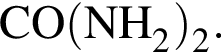 \ChemFormCO левая круг­лая скоб­ка NH_2 пра­вая круг­лая скоб­ка _2.