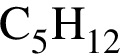 \ChemFormC_5H_12 