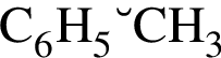 \ChemFormC_6H_5–CH_3