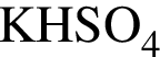 \ChemFormKHSO_4