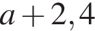 a плюс 2,4