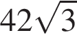42 ко­рень из 3 