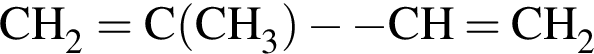 \ChemFormCH_2 = C левая круг­лая скоб­ка CH_3 пра­вая круг­лая скоб­ка минус минус CH = CH_2