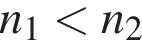 n_1 меньше n_2