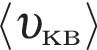 \left\langle v _кв \rangle