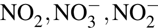 \ChemFormNO_2, NO_3 в сте­пе­ни м инус , NO_2 в сте­пе­ни м инус 