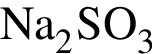 \ChemFormNa_2SO_3