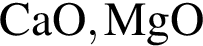 \ChemFormCaO, MgO