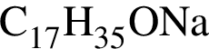 \ChemFormC_17H_35ONa
