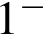\ChemForm1 в сте­пе­ни м инус 