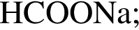 \ChemFormHCOONa;