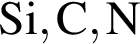 \ChemFormSi, C, N