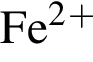 \ChemFormFe в квад­ра­те в сте­пе­ни п люс 