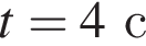 t=4с