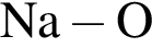 \ChemFormNa минус O