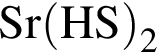\ChemFormSr левая круг­лая скоб­ка HS пра­вая круг­лая скоб­ка _2