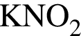 \ChemFormKNO_2