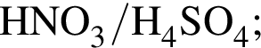 \ChemFormHNO_3 / H_4SO_4;