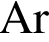 \ChemFormAr