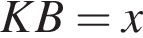 KB=x
