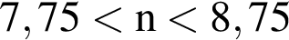 \ChemForm7,75 мень­ше n мень­ше 8,75