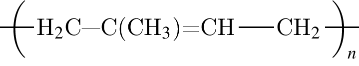 \put левая круг­лая скоб­ка минус 10, минус 250 пра­вая круг­лая скоб­ка \tetrahedral% 0==H$_2$C минус минус минус C левая круг­лая скоб­ка CH$_3$ пра­вая круг­лая скоб­ка =CH;2==\leftpolymer;% ;4==\tetrahedral0==CH$_2$;2== левая круг­лая скоб­ка yl пра­вая круг­лая скоб­ка ;% 4==polymern;% 2==; 