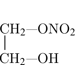\tetrahedral3== левая круг­лая скоб­ка yl пра­вая круг­лая скоб­ка ;0==CH$_2$ минус минус минус ONO$_2$;3==CH$_2$ минус минус минус OH 