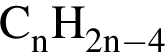 \ChemFormC_nH_2n минус 4