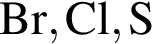 \ChemFormBr, Cl, S